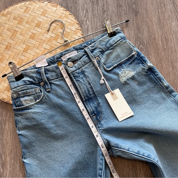 NWT good American good classic jeans skinny ish fit hi rise gap proof waistband - Picture 3 of 7